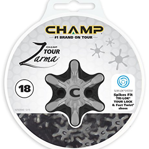 Champ Zarma Tour SLIM-Lok Golf Spikes Set of 18 Cleats