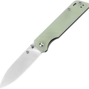 QSP Knife QS102-H Parrot 3.25" D2 Steel Blade Jade Handle Folding Knife