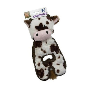 Charming Pet Cuddle Tugs Plush Toy Cow