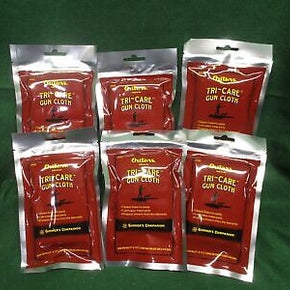 Outers Tri-Care Gun Cloth 17inX17in 6 pack