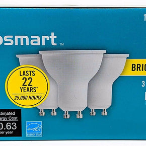 EcoSmart 50W LED Light Bulb GU10 Dimmable (3-Pack) FREE SHIPPING