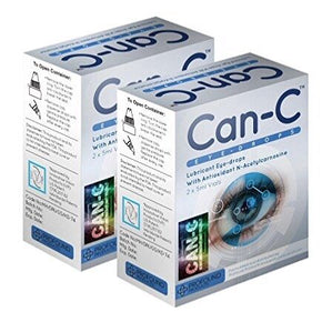 Can-C Eye-Drops: Cataract Treatment 2 Pack, 4 x 5ml Vials ships from east 11/23