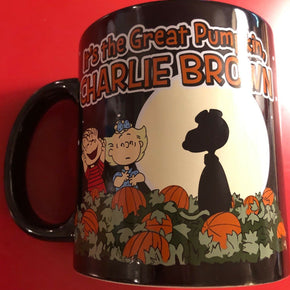 Charlie Brown Peanuts GREAT PUMPKIN Snoopy Halloween Coffee MUG 🎃🎃🎃