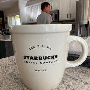 Starbucks Collector Piece Giant  138oz Limited Edition Ceramic Abbey Mug