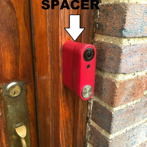 STRAIGHT spacer for simplisafe Doorbell Camera Wedge (Doorbell NOT INCLUDED)