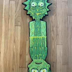 Rick and Morty Primitive Skateboard cruiser SLIME edition very rare