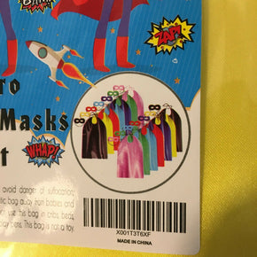 ADJOY Superhero Capes and Masks for Adults/Kids - DIY Dress Up Costumes 14 sets