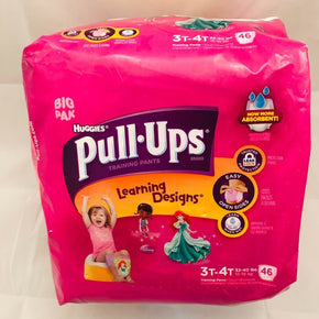 Huggies Pull-Ups Learning Designs Training Pants 3T-4T 32-40 lbs - 46 CT