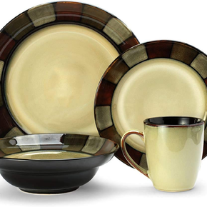 Pfaltzgraff Taos 16-Piece Stoneware Dinnerware Set, Service for 4