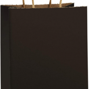 BagDream Gift Bags Kraft Paper 100Pcs 5.25x3.75x8 Inches Small Black