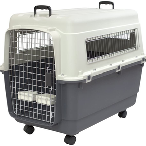 Travel Kennel XXL Extra Large Big Oversized Crate Dog Plastic Pet Carrier Caster / Style Large