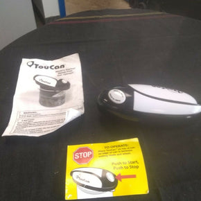 Toucan Can Opener Hands Free Automatic Electric Smooth Edge Can Opener - Tested