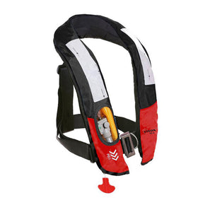 Eyson Inflatable Life Jacket Life Vest Highly Visible PFD Automatic for Adults / Color Black