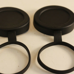 Tethered Objective Lens Covers...LEICA.. Set of 2.... fits 10x42 and 8x42