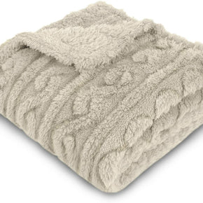 3D Flannel Baby Blanket for Infant Fluffy Fuzzy Soft Warm Cozy Fleece Blanket