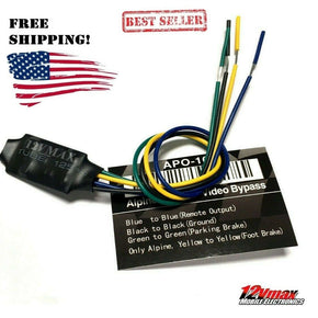 1 Car Stereo Video In Motion Brake Bypass Compatible With NEX - Pioneer Alpine