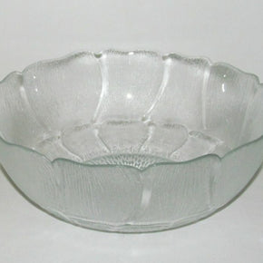 Arcoroc Glass Co. FLEUR Crystal Large Deep Salad Bowl