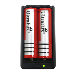 1865* Battery Rechargeable  Battery  3.7V Li-ion  Flashlights Headlamp Battery / Package Content 2*battery + 1*Smart Charger