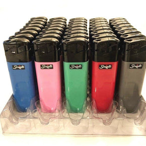 SCRIPTO PIEZO LIGHTER ELECTRONIC DISPLAY OF 50 LIGHTERS