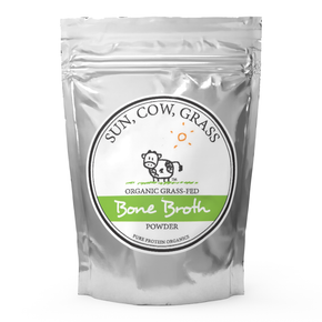 Bone Broth Powder - Pure Protein Organics - Grass-fed / Size 300 Grams