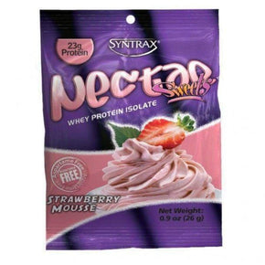 Syntrax Nectar Whey Protein Isolate 1.0 Oz Packs (27 g) 16 Flavors / Flavor Strawberry Mousse