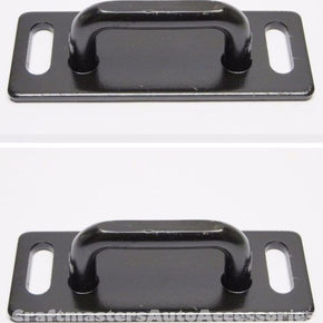 LEER Tonneau cover 700 and 550 series pair of black C striker plates # 80351