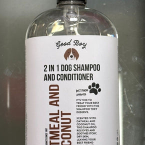 Good Boy 2-IN-1 DOGS SHAMPOO & CONDITIONER with OATMEAL & COCONUT