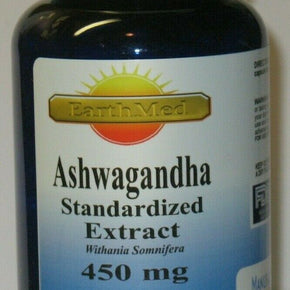 Ashwagandha Standardized Extract 450mg  180 Capsules  Fresh