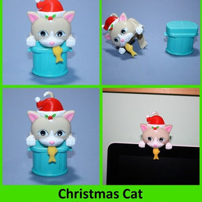 Solar Dancing Toys Flip Flap Flowers Bugs Animals Bobble Toy Solar Dancer / Dancer Christmas Cat / Season Monitor Topper