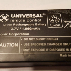 New Authentic URC 3.7V (1.960mAh) Rechargeable Battery for TRC-1080, RM-2, R100