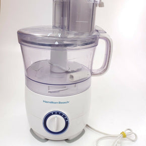 Hamilton Beach Food Processor 70590 Big Mouth Shredder Slicer Complete