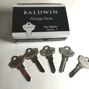 Lot of 5 Baldwin Prestige Series Kwikset KW1 KW11 Blank Key SmartKey Model 41570