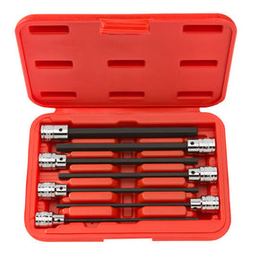 7-pc. 3/8 in. Drive Extra Long Hex Bit Socket Set (Inch) TEKTON