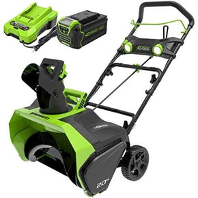 Greenworks 40V 20-Inch Brushless Snow Blower with 4Ah Battery and Charger, 26272