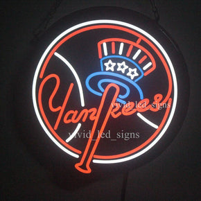 New York Yankees Vivid LED Neon Sign Light Lamp 10"