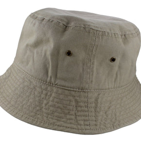 Bucket Hat Cap Cotton Military Fishing Camping Hunting Travel  Sun Safari Summer / Color Khaki / Size L / XL