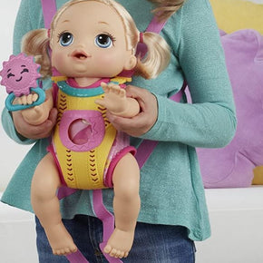 Baby Alive Baby Go Bye Bye: Blonde Doll, 30+ phrases, English & Spanish Ages 3+