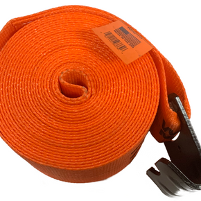 SPANSET WEARGUARD PVC Coated WS427FH Tie-Down Strap 27ftx4In,WLL5400lb