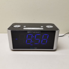 Emerson Smart Set Dual Alarm Clock Radio CKS 1708 READ