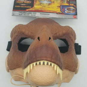 Jurassic World park Mask Legacy camp cretaceous dinosaur raptor trex NEW -U PICK / Jurassic World + Camp Mask T-Rex - Camp - Brown