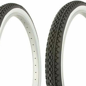 ORIGINAL! DURO-PRO BICYCLE TIRE 26" x 2.125" DIAMOND TREAD HF-133.BIKE PARTS. / Color 270450-2 Black/White-Pair