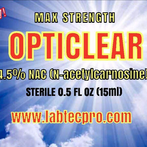 Cataract Eye Drops with 4.5% NAC (N-Acetylcarnosine) 15ml Vial 2 pack!