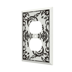 Duplex Wall Plate Fairhope White Wash Brainerd 662660