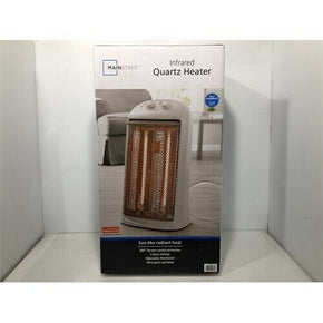 Mainstays Quartz Electric Tower Space Heater, Indoor, White, HQ-2000W