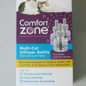 Comfort Zone Multi-Cat Diffuser Refills 3 pack