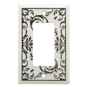 Decorator Wall Plate Fairhope White Wash Brainerd W27108