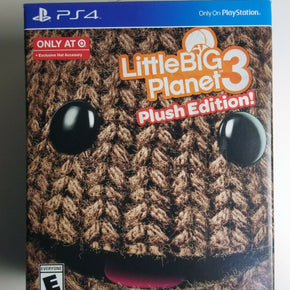 Little Big Planet 3 Limited Plush Edition SACKBOY Target PlayStation 4 PS4 *NEW*