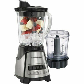 Hamilton Beach 2 Speed Blender with Food Chopper 700 W Stainless Steel  #58149