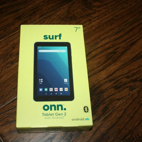 Brand New ONN 7 inch Surf Gen 2 Tablet with Android 10(Go edition) 16 GB Storage