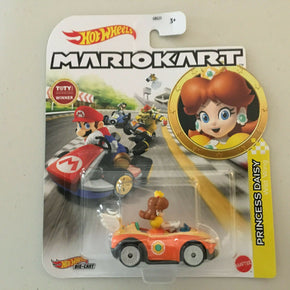 Princess Daisy Wild Wing - Mario Kart Character Cars - Hot Wheels - GRN14-4B10